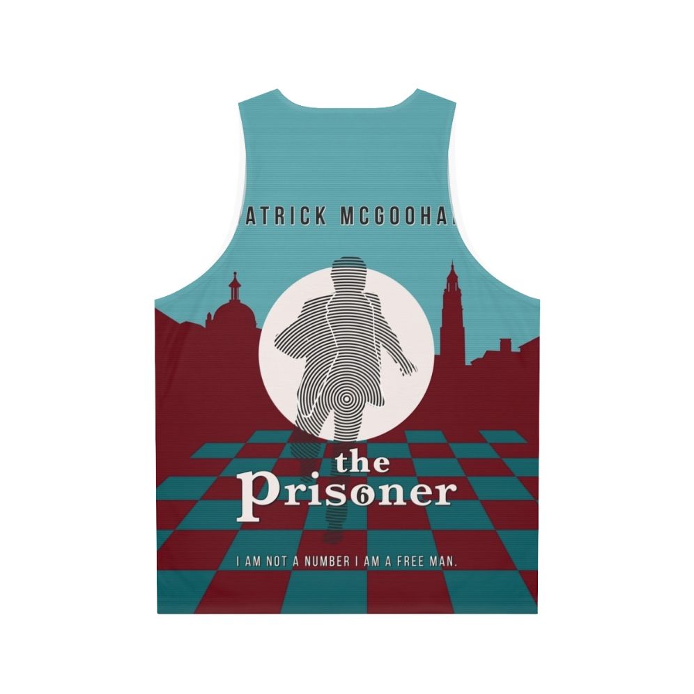 The Prisoner Unisex Tank Top featuring Patrick McGoohan as Number 6 - Back