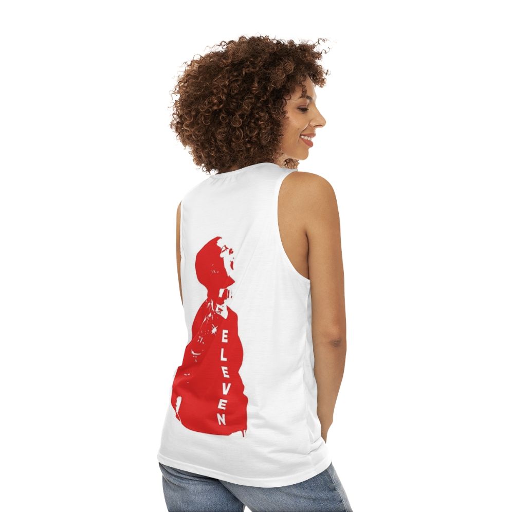 Eleven Stranger Things Unisex Tank Top - women back