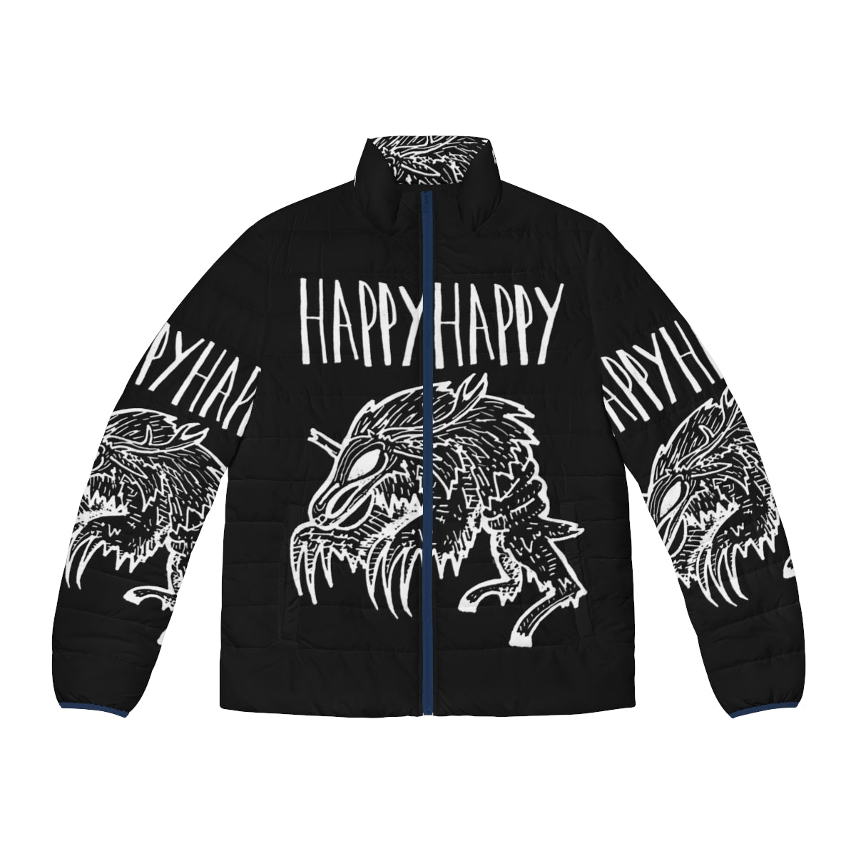 Happyhappy Wendigo White Puffer Jacket, a stylish and warm winter jacket