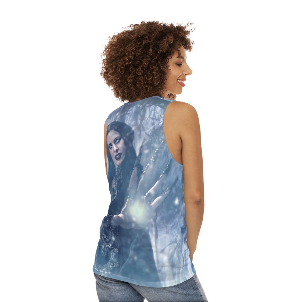 Beyond the Black inspired "Winter Is Coming" unisex tank top - women back