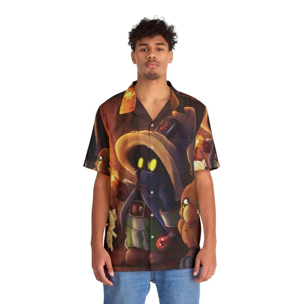 Vivi Dark Friends Kawaii Hawaiian Shirt - Final Fantasy 9 Inspired - People Front