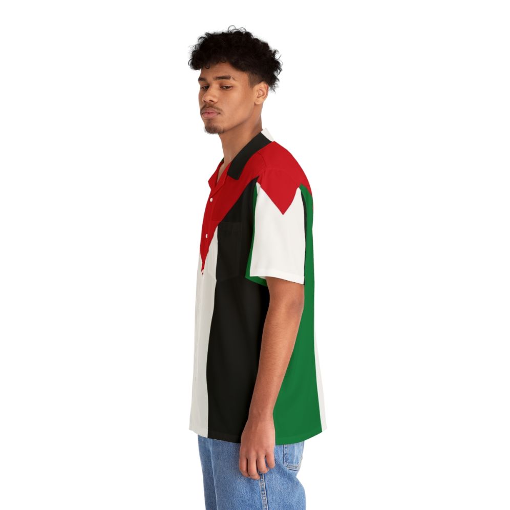 Palestinian Flag Hawaiian Shirt - People Left