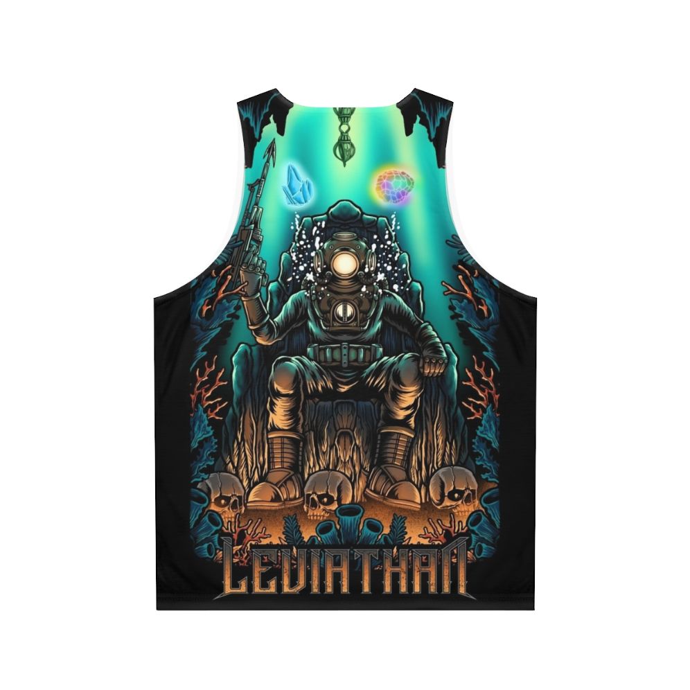 Leviathan diver unisex custom tank top - Back