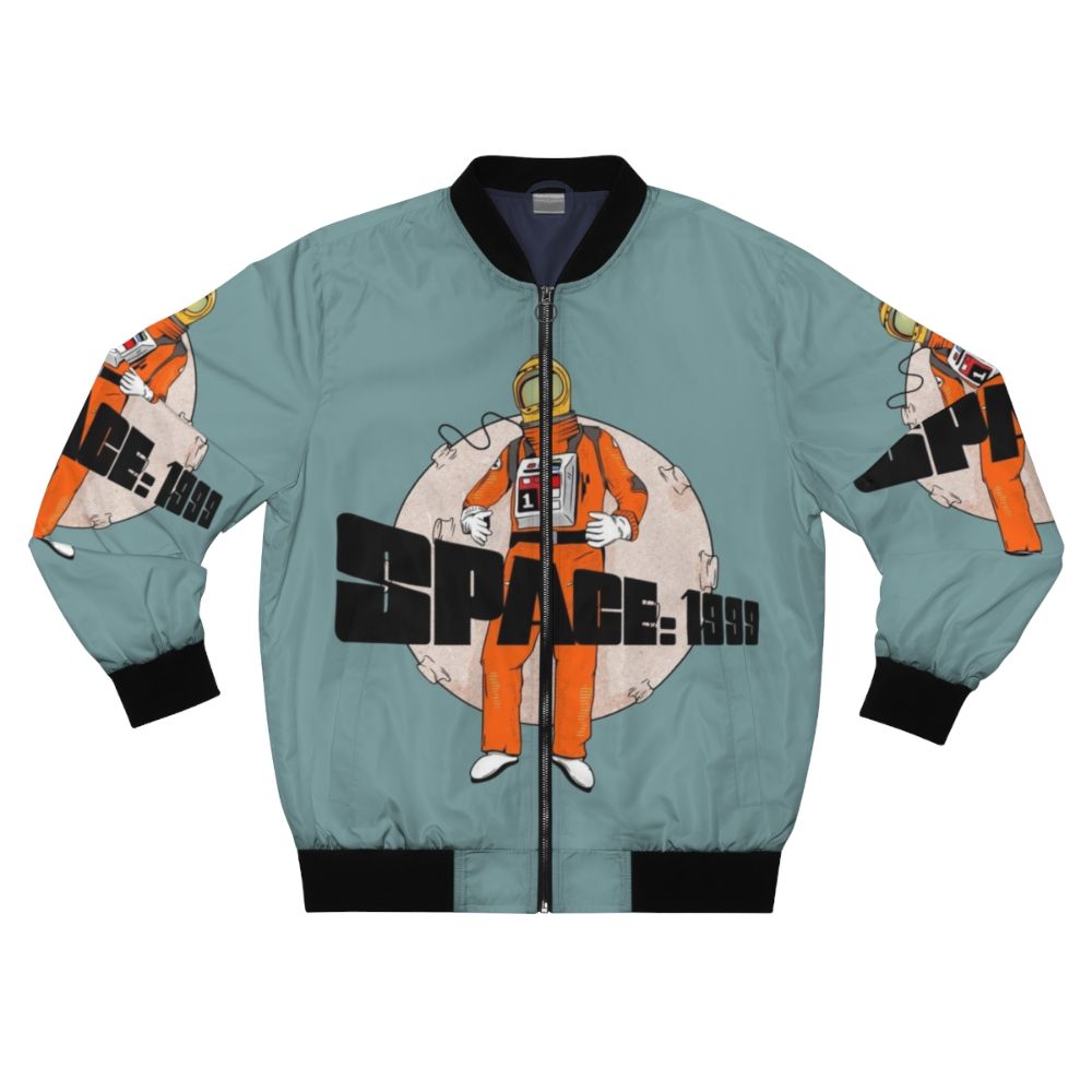 Space 1999 Astronaut Bomber Jacket with Graphic Design