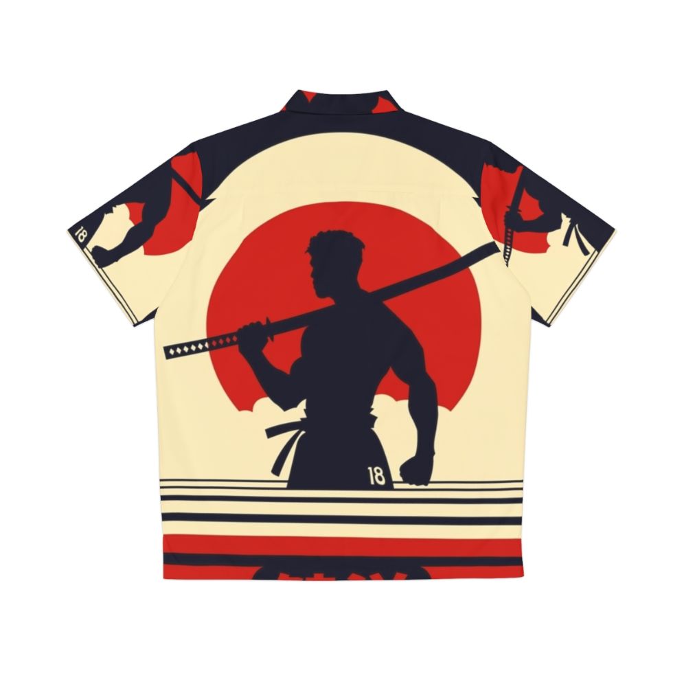 Retro Japanese Football Star Takehiro Tomiyasu Hawaiian Shirt - Back