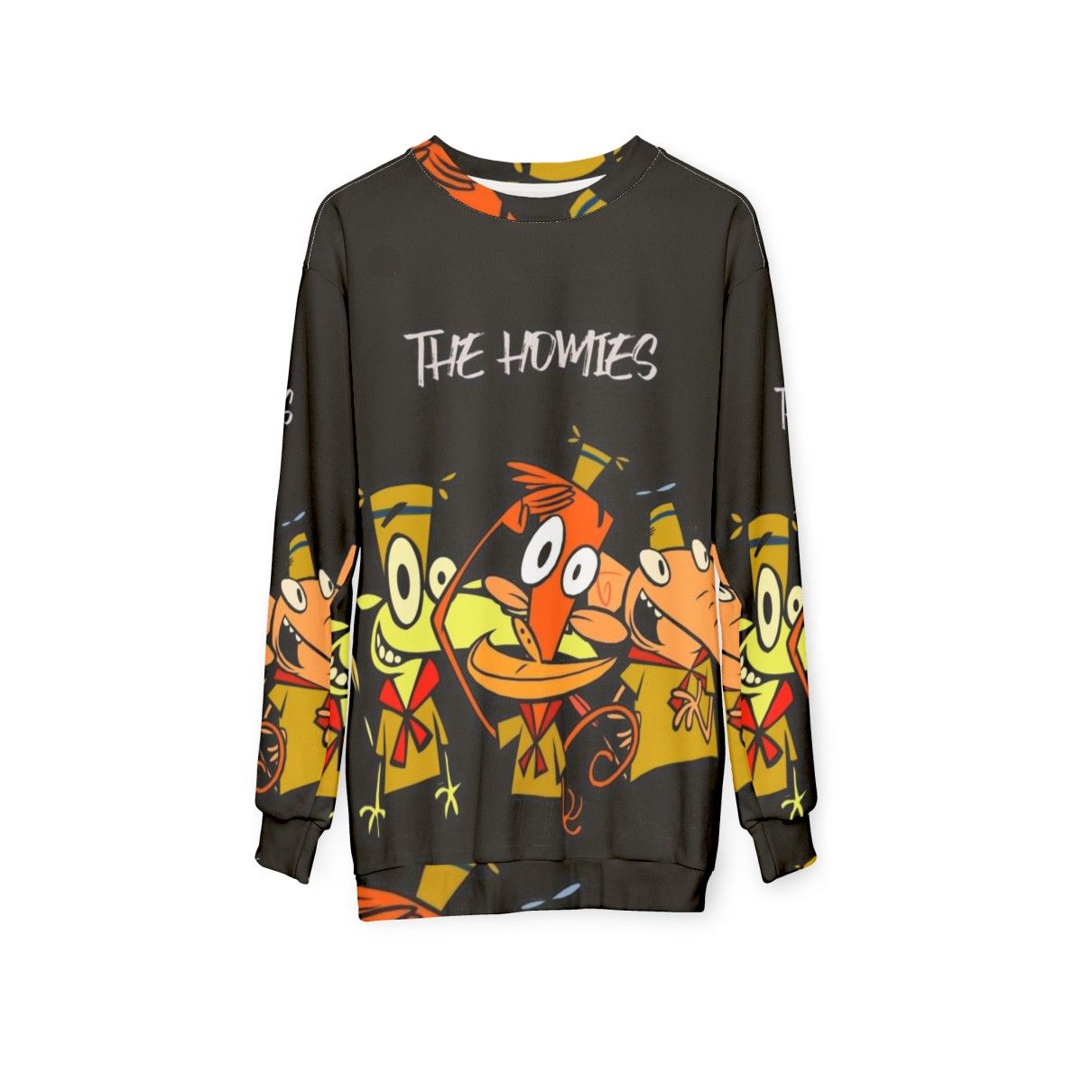 Homies Cartoon Sweatshirt with Camp Lazlo Design - hanging