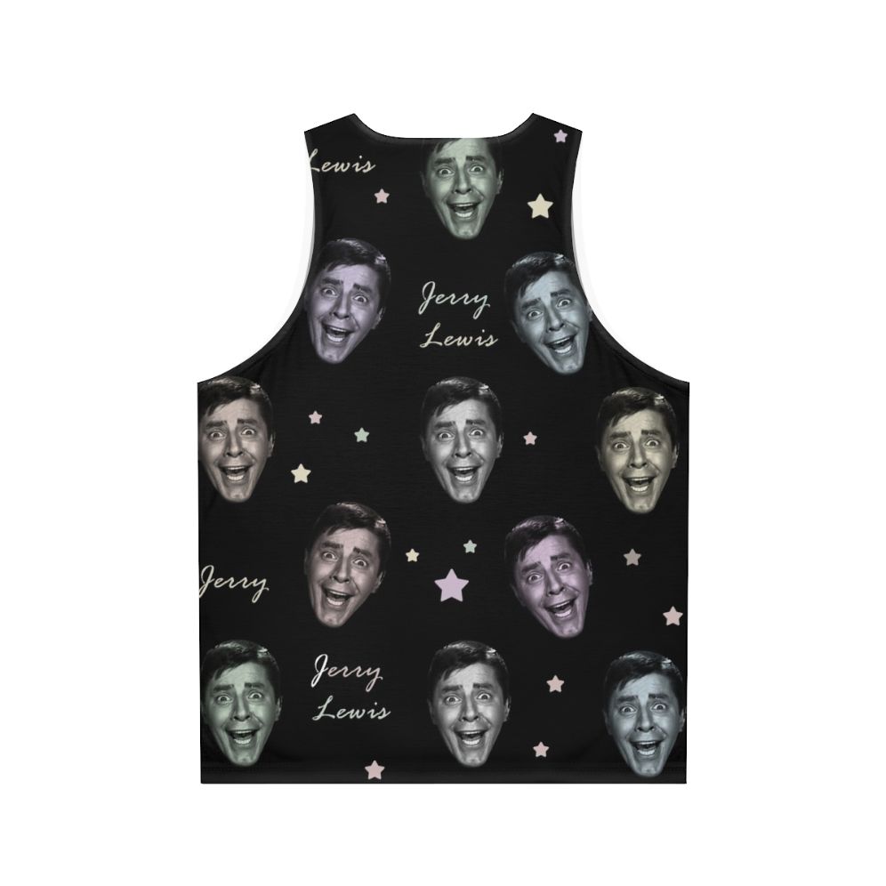 Jerry Lewis Unisex American Flag Tank Top - Back