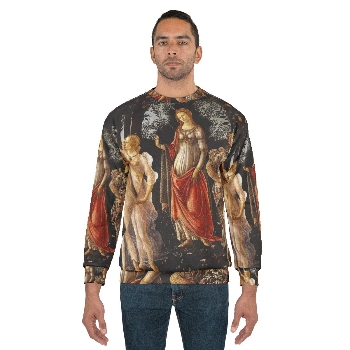 Sandro Botticelli's Primavera Renaissance Art Vintage Sweatshirt - men