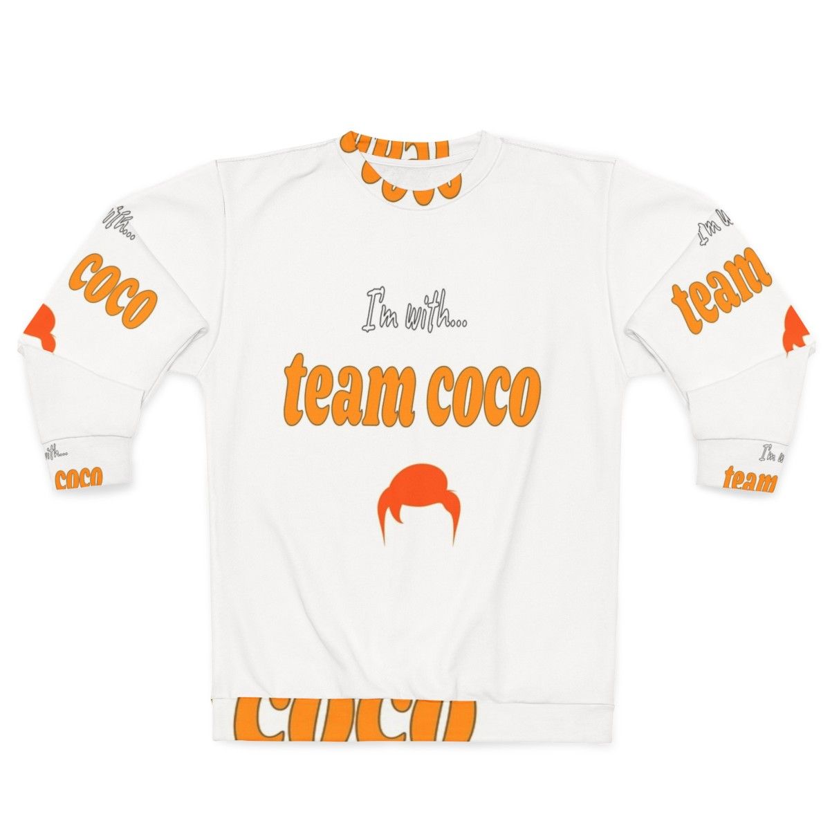 Team Coco Conan Obrien 4Eights Font Sweatshirt