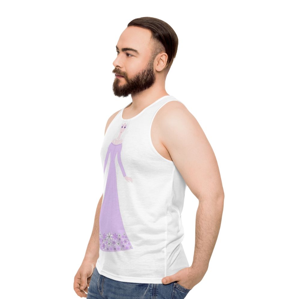 The Last Unicorn Lady Amalthea Unisex Fantasy Tank Top - men side