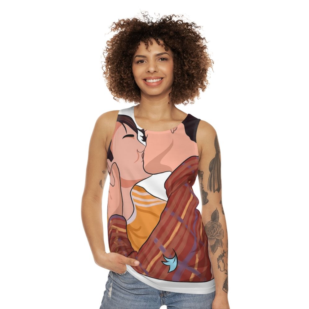 Heartstopper Netflix Nick and Charlie Kissing Tank Top - women