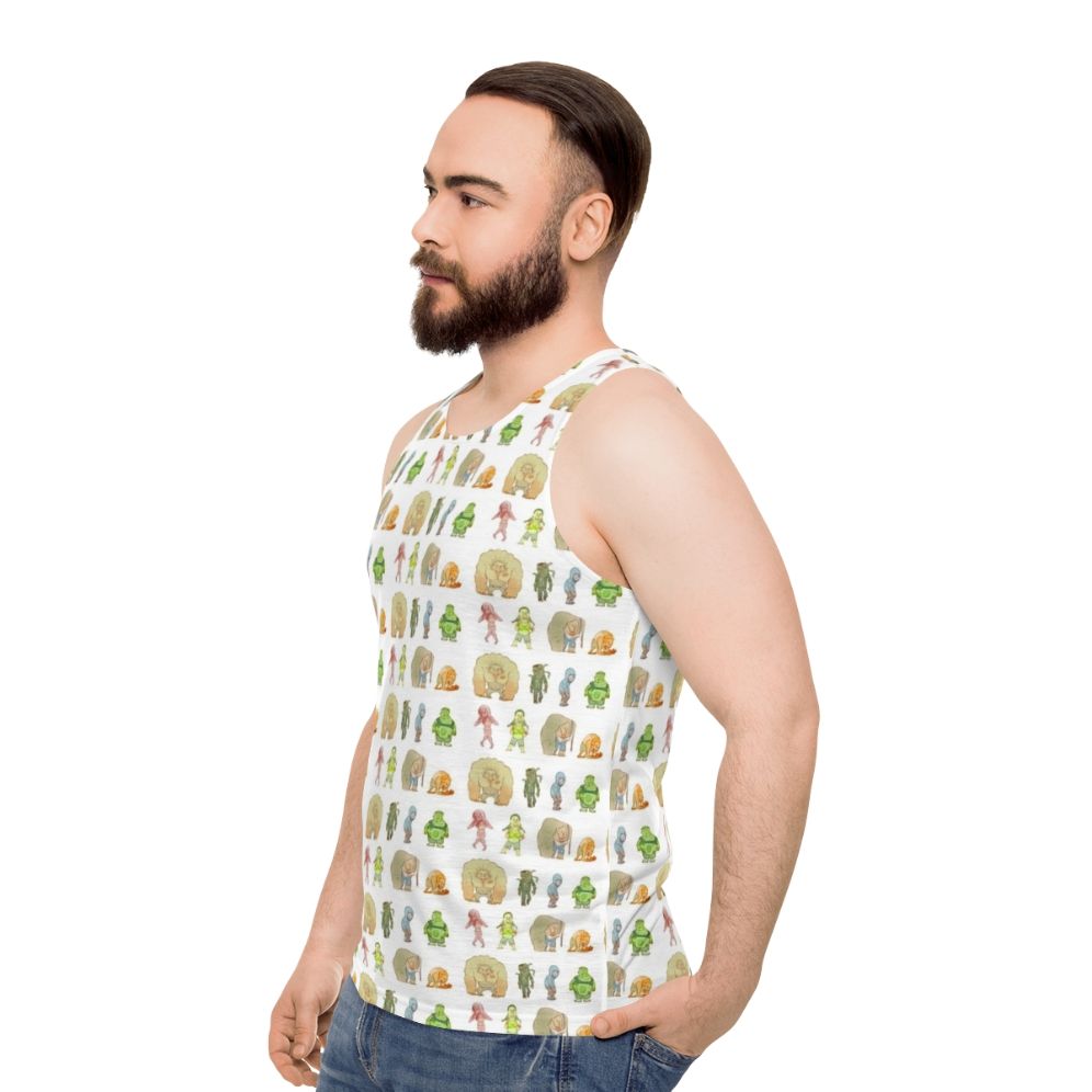 Left 4 Dead Zombies Unisex Tank Top - men side