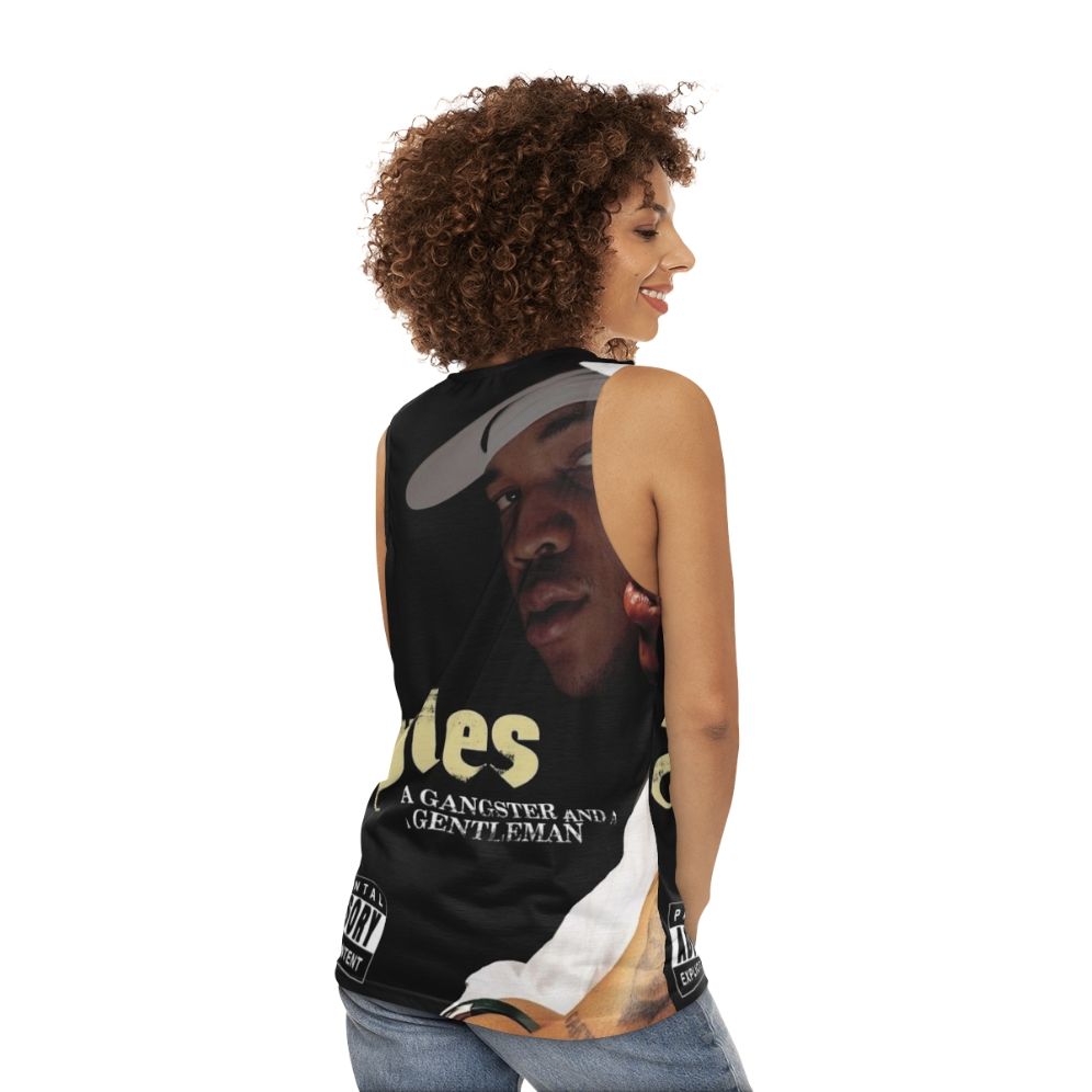 Styles P 'A Gangster And A Gentleman' Unisex Tank Top - women back