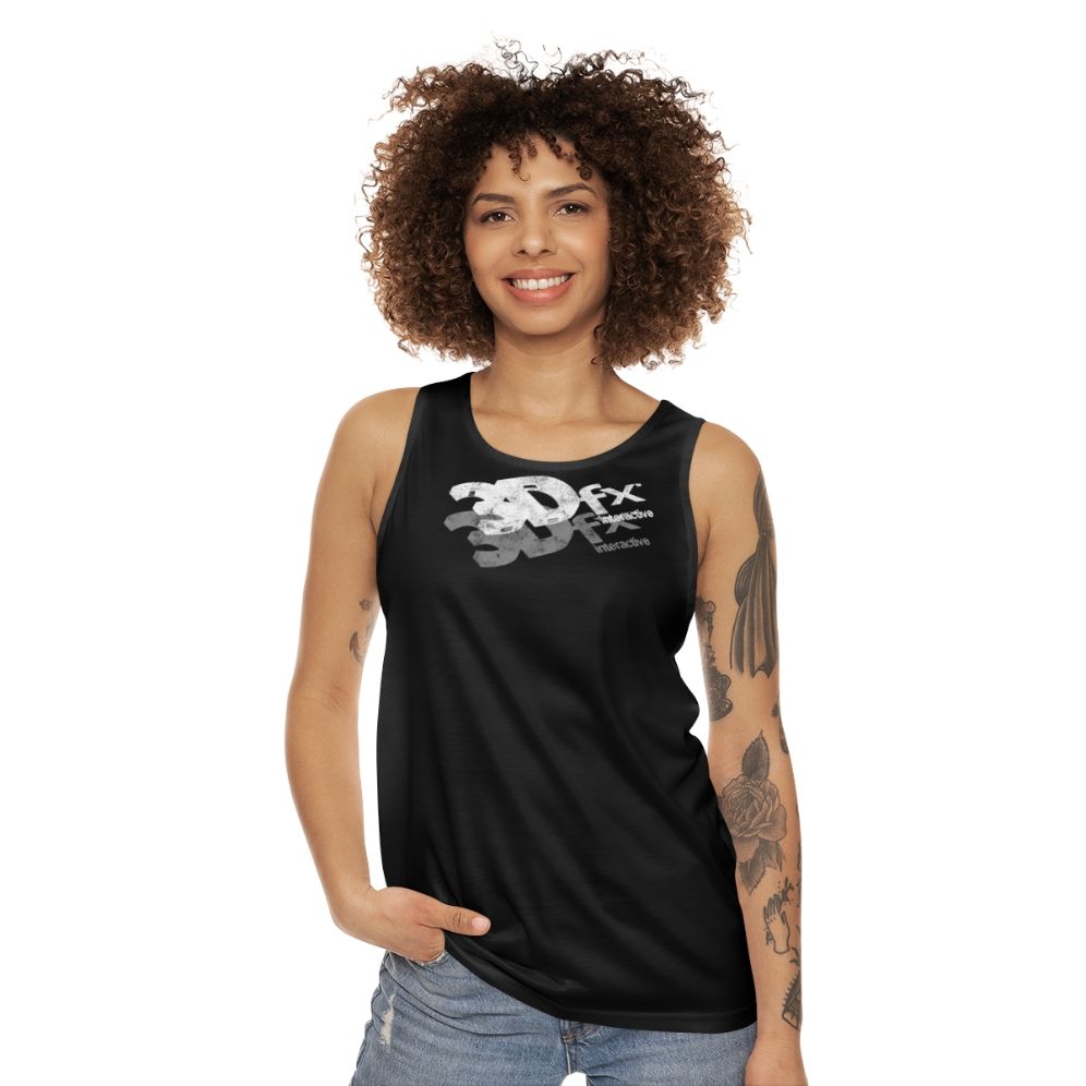 3Dfx Voodoo graphics chip unisex tank top - women