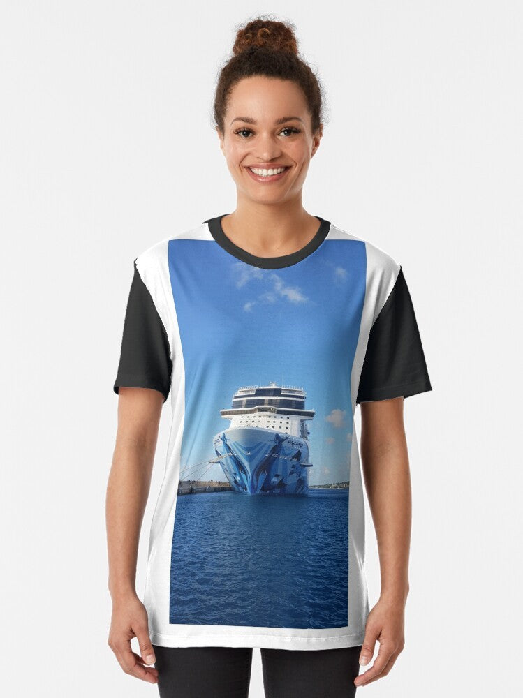 Norwegian Bliss Cruise Ship Graphic T-Shirt - Women