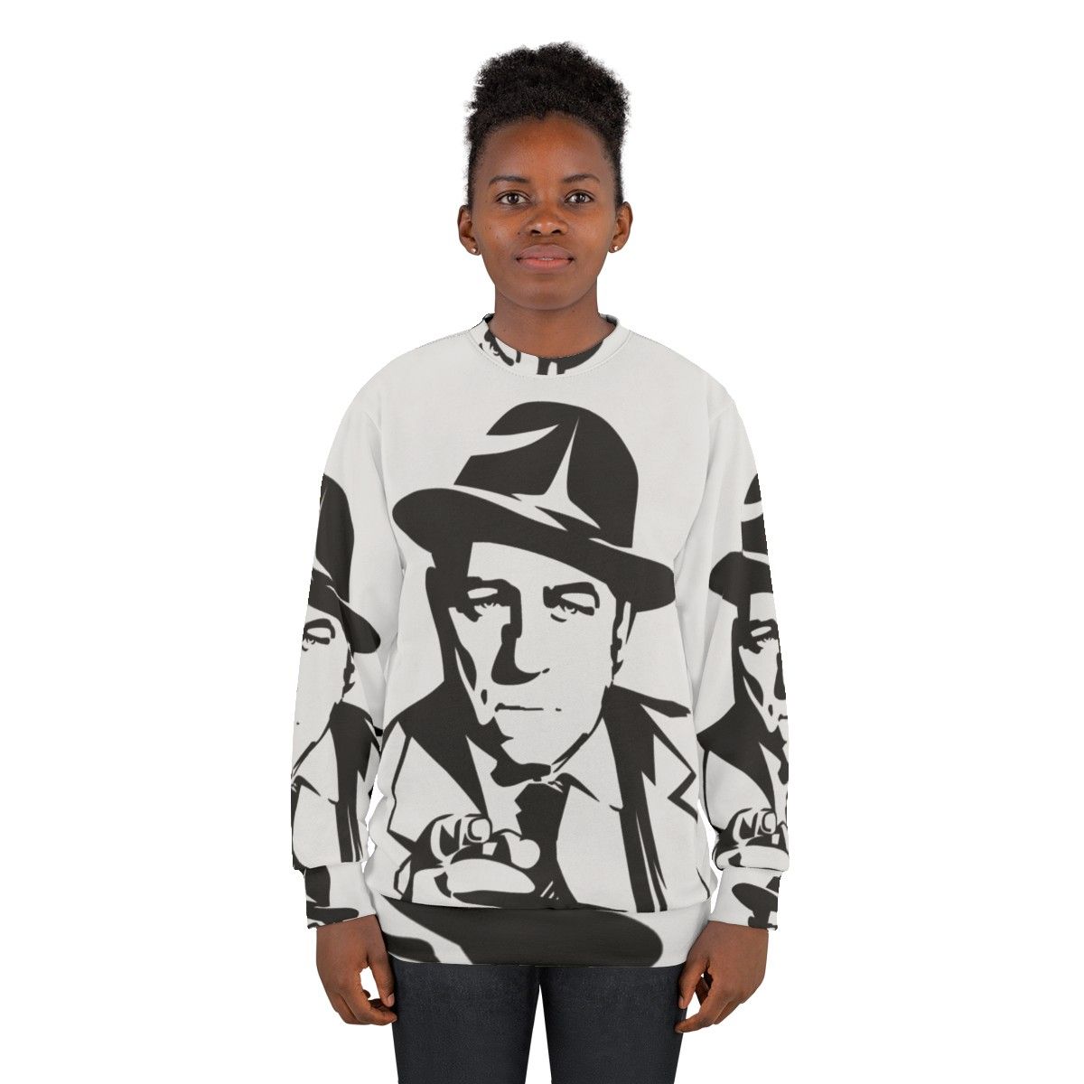 Maigret-inspired Detective Sweatshirt - women