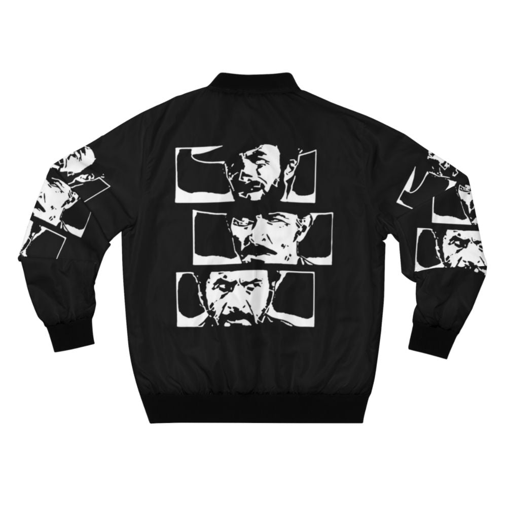 Clint Eastwood Spaghetti Western Inspired Bomber Jacket - Back