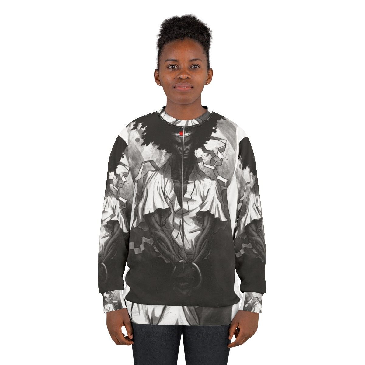 Afro Samurai Anime Sweatshirt - women