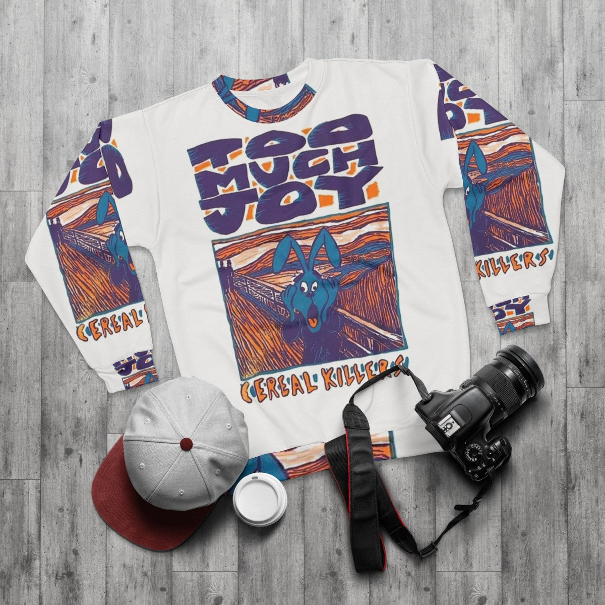 Cereal Killers pop punk band sweatshirt - flat lay