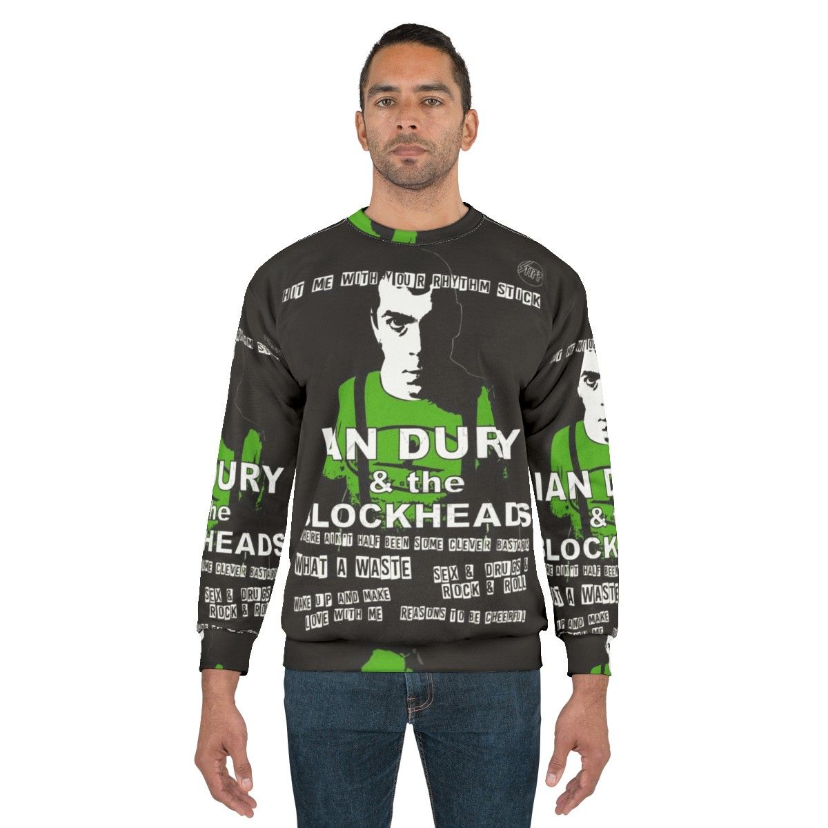 Ian Dury and The Blockheads Vintage Punk Rock Sweatshirt - men