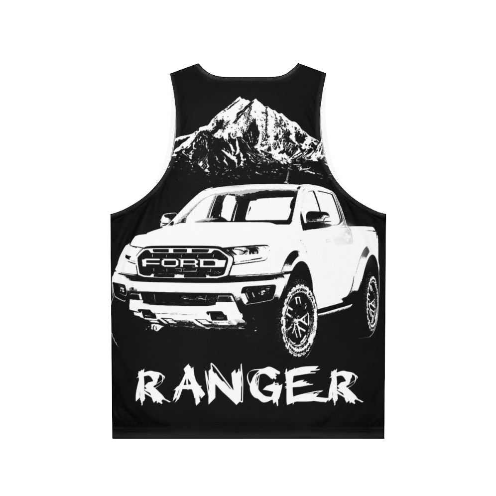 Ford Ranger Unisex Tank Top for Outdoor Enthusiasts - Back