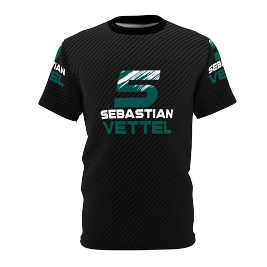 Sebastian Vettel inspired five-time Formula 1 champion racing driver t-shirt