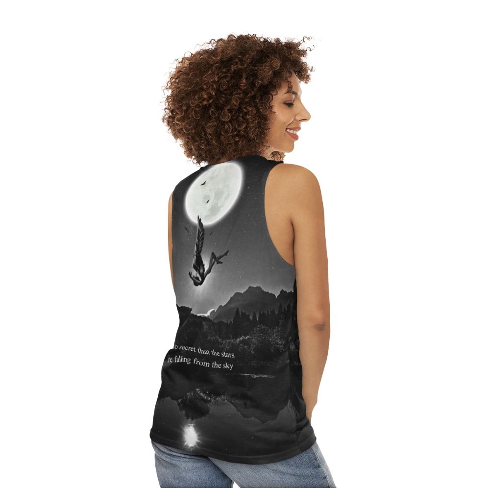 U2 Fallen Angel Unisex Tank Top - women back