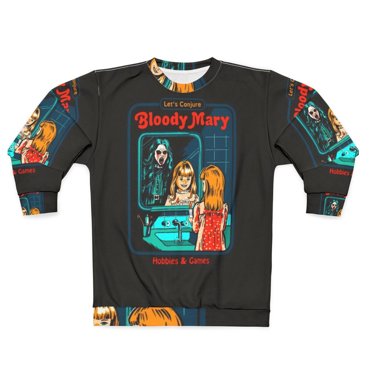 Bloody Mary horror sweatshirt