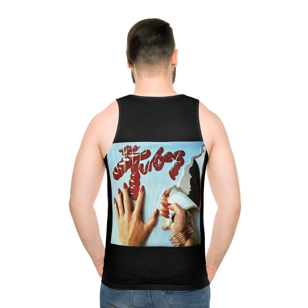 The Tubes Band Unisex Rock Tank Top - men back