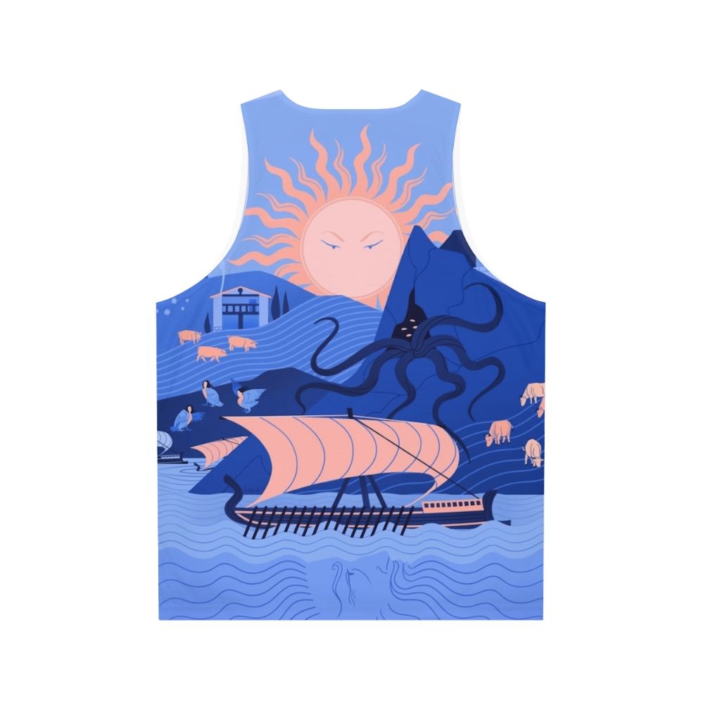 Odyssey unisex tank top featuring Greek mythology - Back