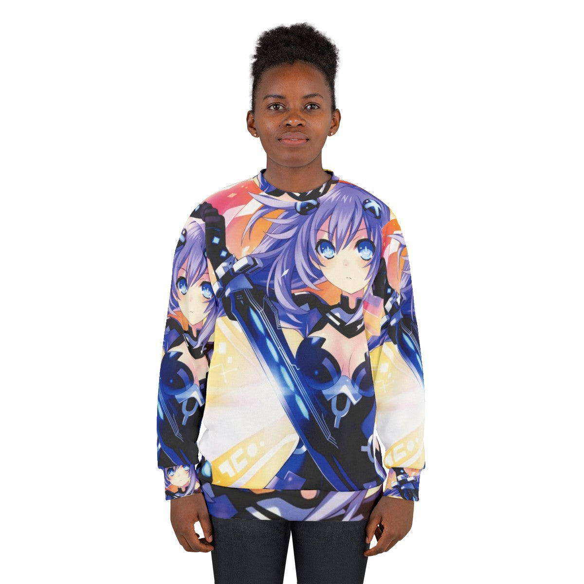 Neptunia Purple Heart Sweatshirt - women