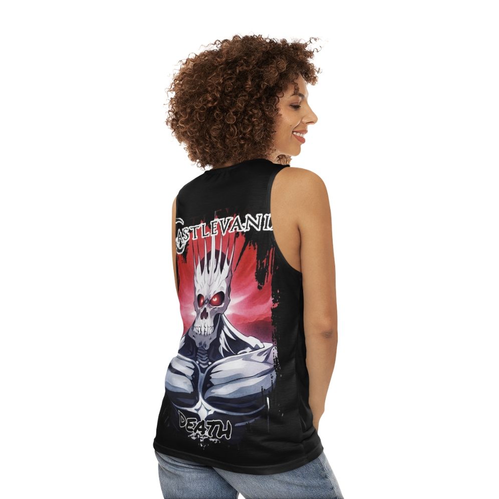 Castlevania Death Netflix Unisex Tank Top - women back