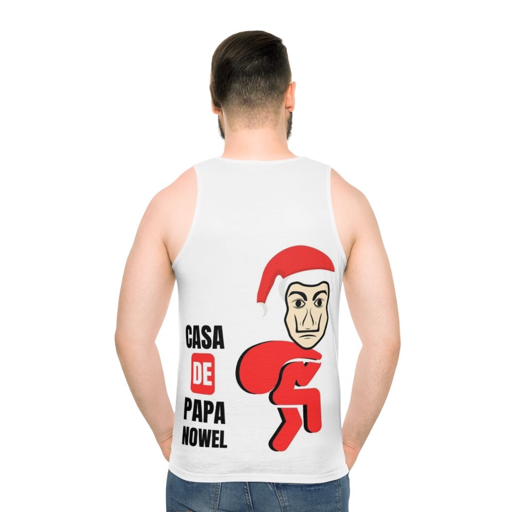 Casa De Papel Money Heist Unisex Tank Top - men back