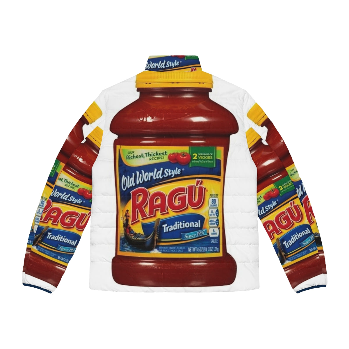 Ragu puffer jacket, a warm and insulated winter coat - Back