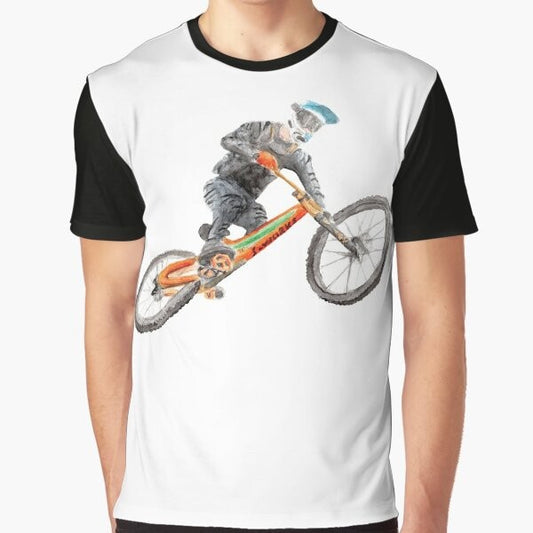 Fabio Wibmer Mountain Biking Graphic T-Shirt