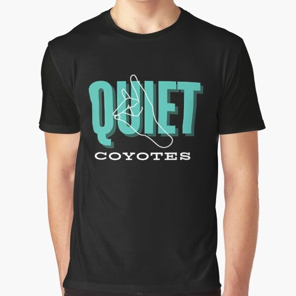 Graphic t-shirt featuring a coyote design