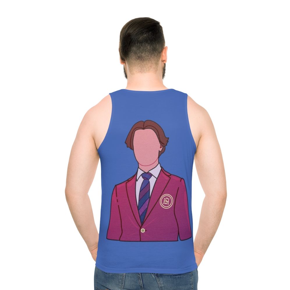 Young Royals Netflix Unisex Tank Top - men back