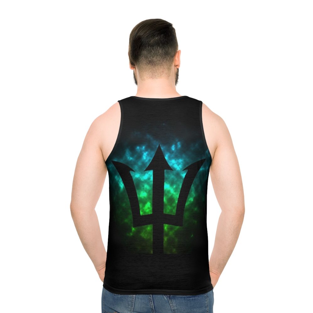 Trident Poseidon Percy Jackson Unisex Tank Top - men back