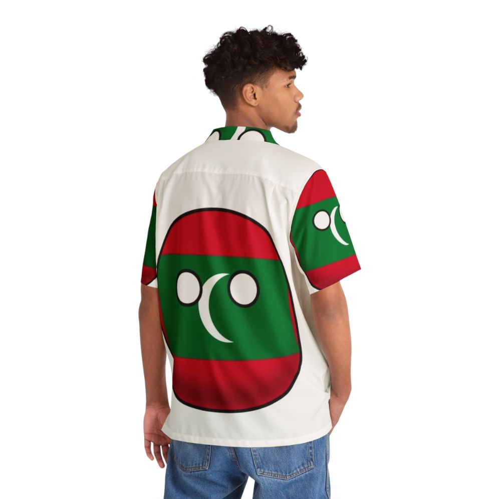 Maldives Countryball Hawaiian Shirt - People Back