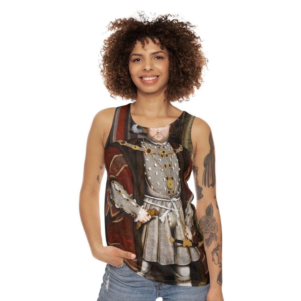 Henry VIII Tudor Dynasty Unisex Tank Top - women