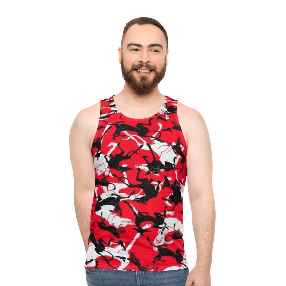 Sleeping Greyhounds Unisex Tank Top - men