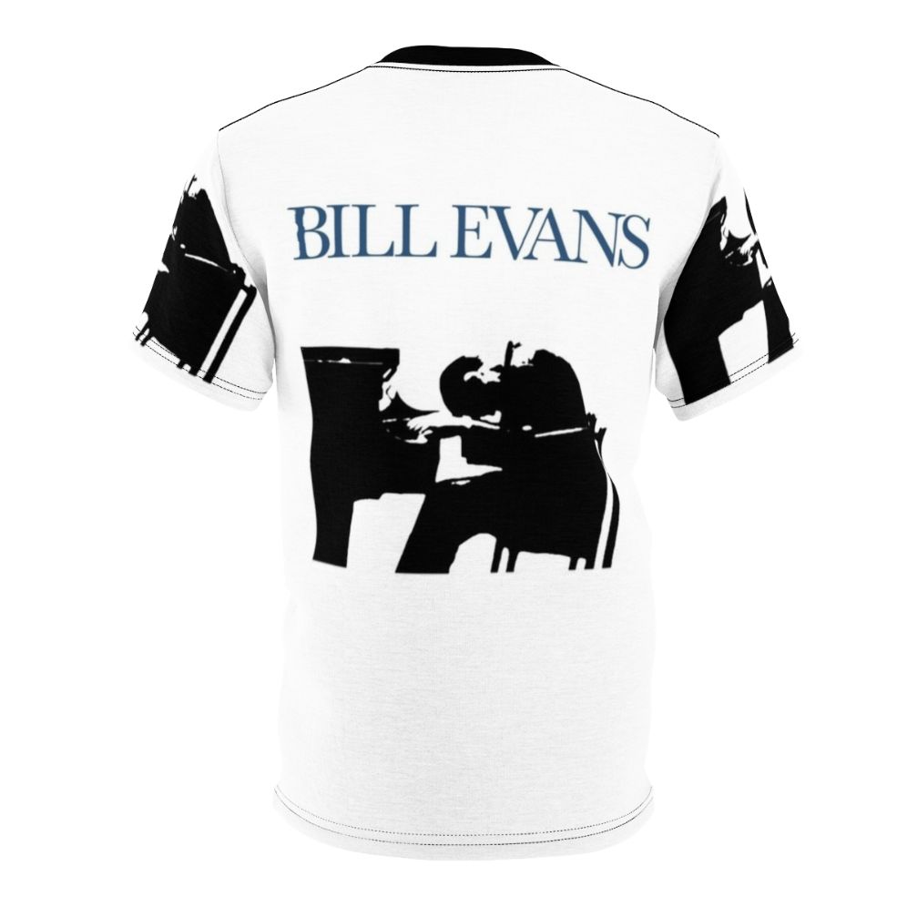 Graphic T-Shirt featuring the iconic jazz musician Bill Evans - Back