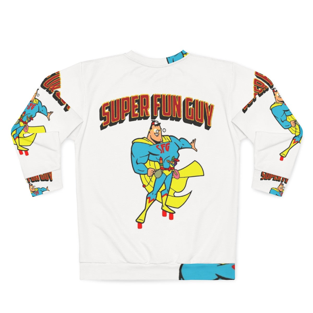 Super Fun Guy Graphic Sweatshirt - Back