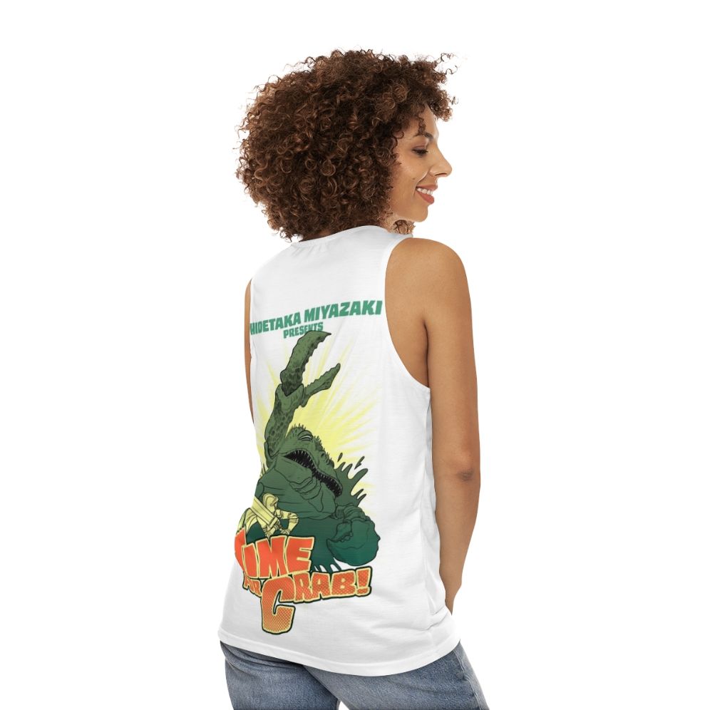 Time for Crab Dark Souls Unisex Gaming Tank Top - women back