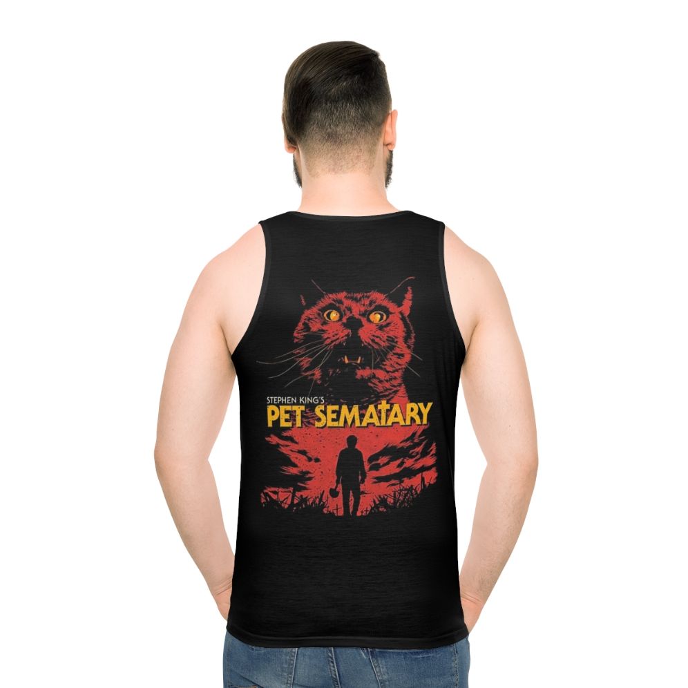 Pet Cemetery Horror Movie Unisex Tank Top - men back