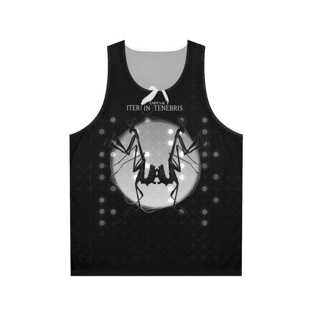 Insect-inspired dark ambient unisex tank top