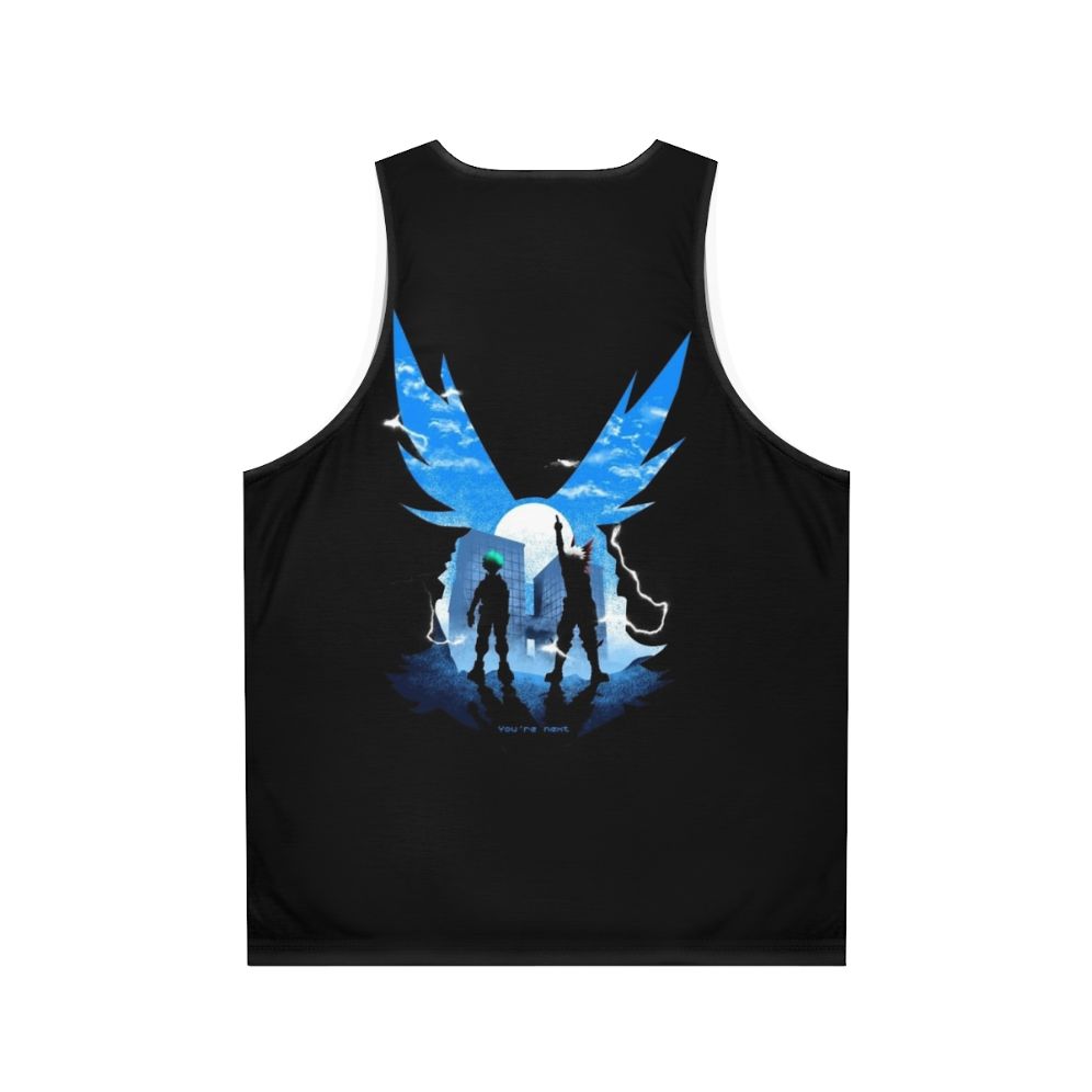 "You're Next" Unisex Anime Hero Academy Tank Top - Back