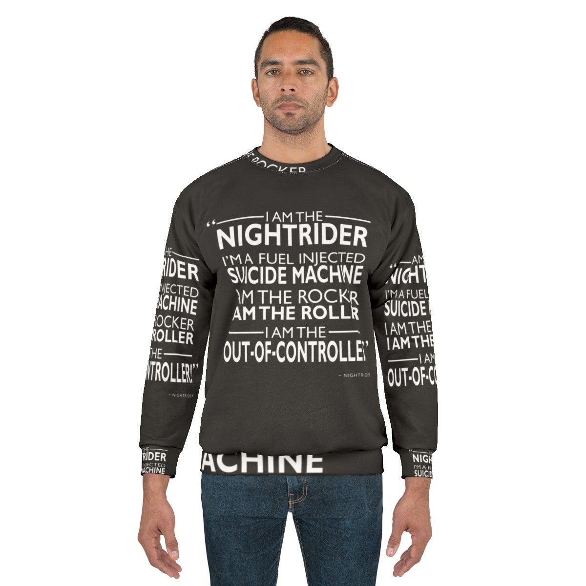 I Am The Nightrider Sweatshirt - Mad Max Inspired Apparel - men