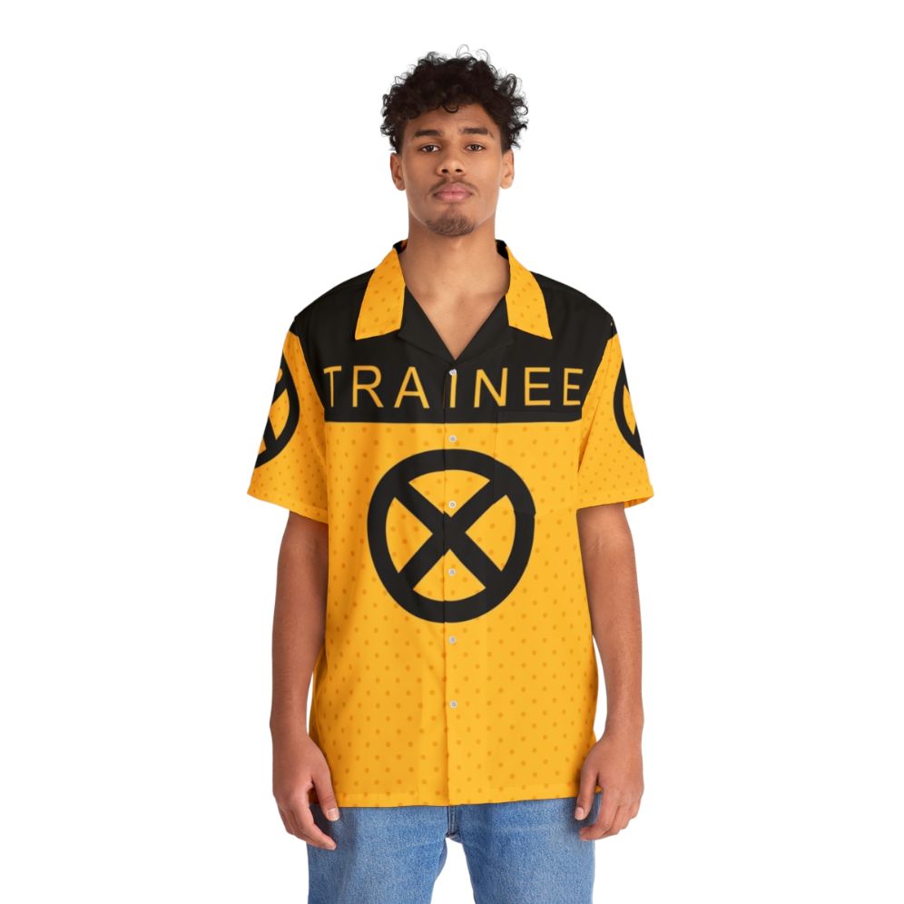 Trainee X Force Marvel-inspired Hawaiian Shirt - People Front