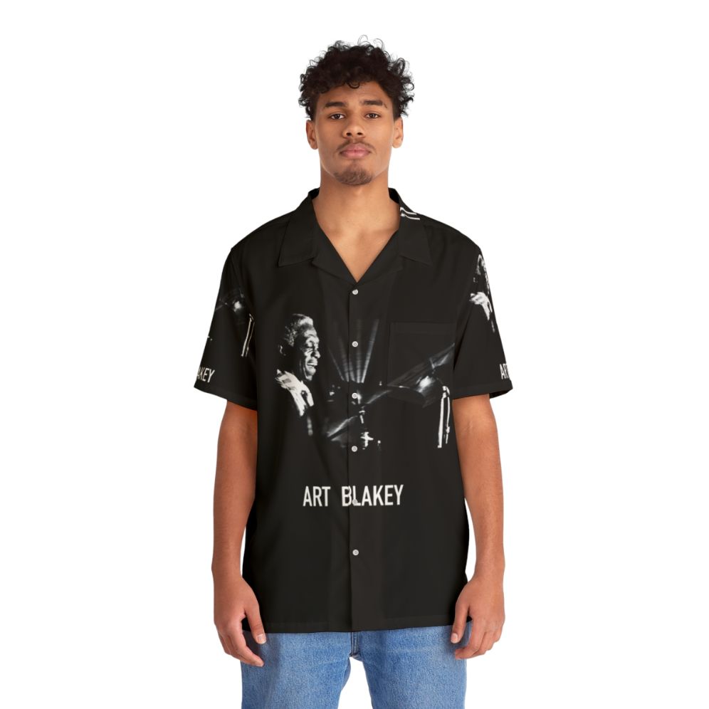 Art Blakey Hawaiian Shirt featuring jazz musician and drummer - Lifestyle